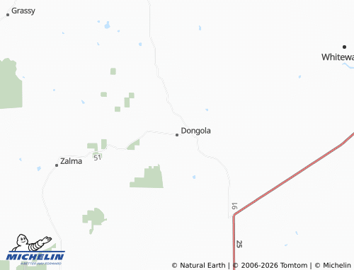 Mapa MICHELIN Dongola - ViaMichelin