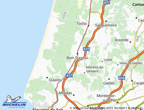 MICHELIN-Landkarte Furadouro - ViaMichelin
