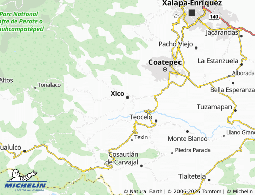 Mappa MICHELIN Xico - ViaMichelin