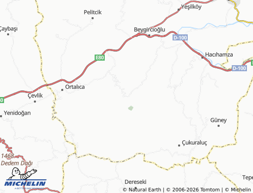Mappa MICHELIN Abdullah - ViaMichelin
