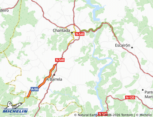 MICHELIN-Landkarte Formariz - ViaMichelin