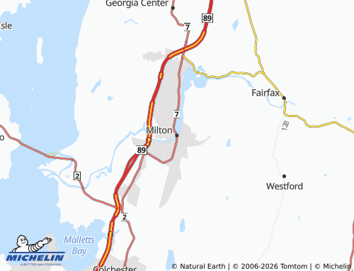 Mappa MICHELIN Milton - ViaMichelin
