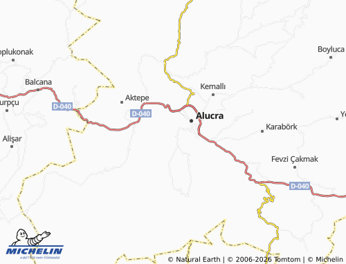 MICHELIN Topçam map - ViaMichelin