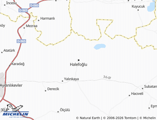 Carte MICHELIN Halefoğlu - ViaMichelin