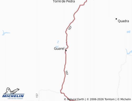 Carte MICHELIN Guareí - ViaMichelin