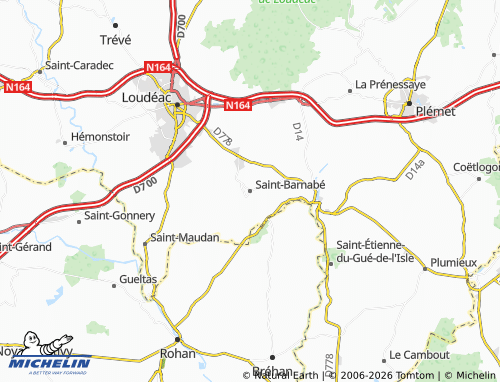 MICHELIN Saint-Barnabé map - ViaMichelin