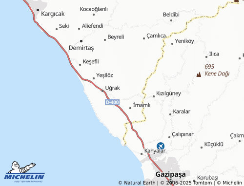 MICHELIN Özvadi map - ViaMichelin