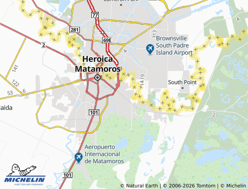 Mapa MICHELIN México Agrario - ViaMichelin