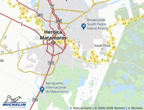 Mappa MICHELIN Revolución Verde - ViaMichelin