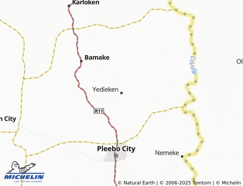 MICHELIN Yedieken map - ViaMichelin