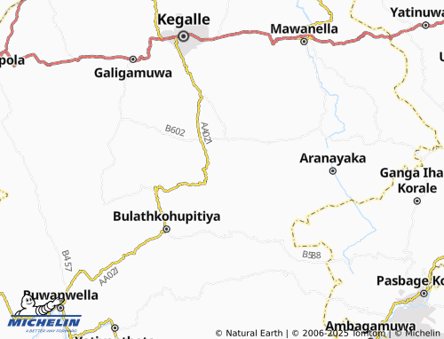 MICHELIN Mabopitiya map - ViaMichelin