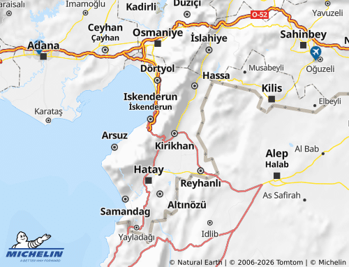 Mappa MICHELIN Kırıkhan - ViaMichelin