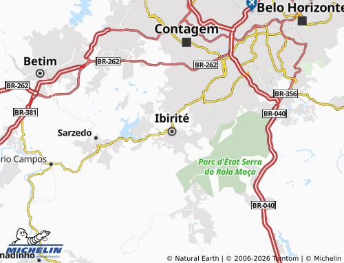 Carte MICHELIN Ibirité - ViaMichelin