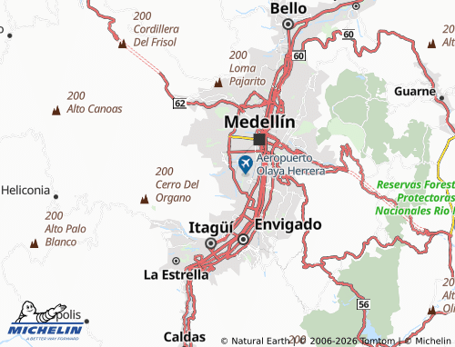 Carte MICHELIN La Gloria - ViaMichelin
