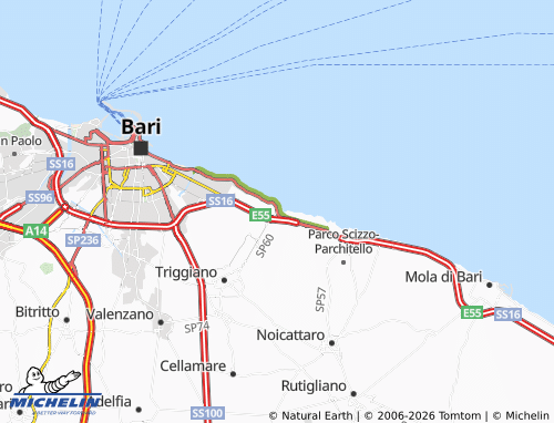Mapa MICHELIN San Giorgio - ViaMichelin