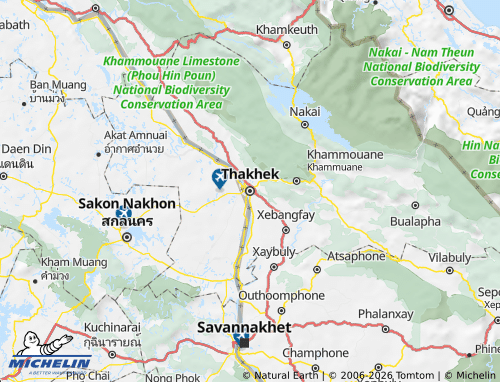 Mappa MICHELIN Thakhek - ViaMichelin