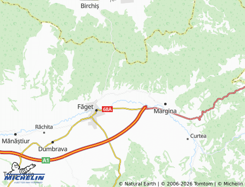 Carte MICHELIN Temerești - ViaMichelin