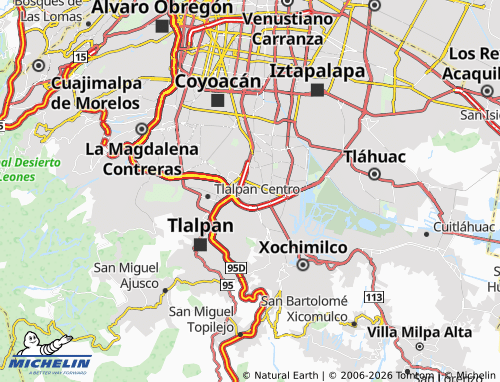 Mapa MICHELIN Arboledas del Sur - ViaMichelin