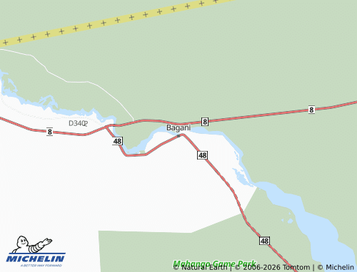 MICHELIN Bagani map - ViaMichelin
