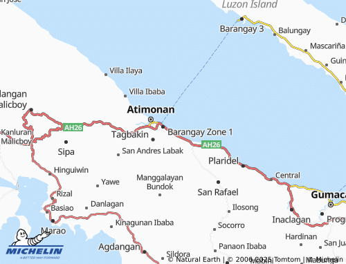 MICHELIN-Landkarte Angeles - ViaMichelin