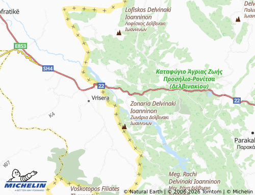 MICHELIN Ktismata map - ViaMichelin