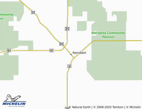 Carte MICHELIN Kerrobert - ViaMichelin