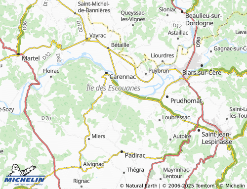 Kaart MICHELIN Taillefer - ViaMichelin