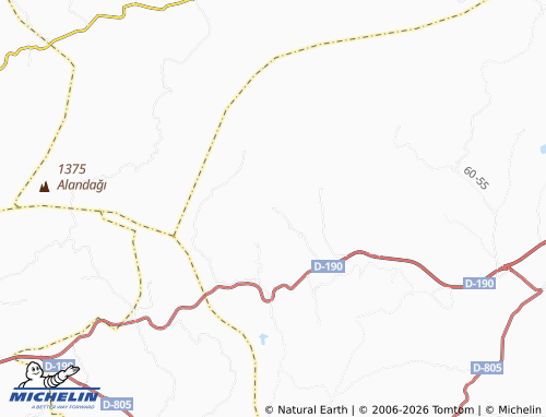 MICHELIN Yücepınar map - ViaMichelin