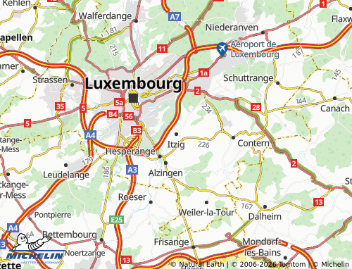 Mapa MICHELIN Itzig - ViaMichelin