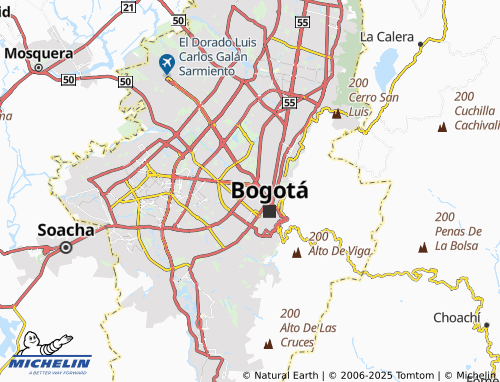 MICHELIN Colseguros map - ViaMichelin