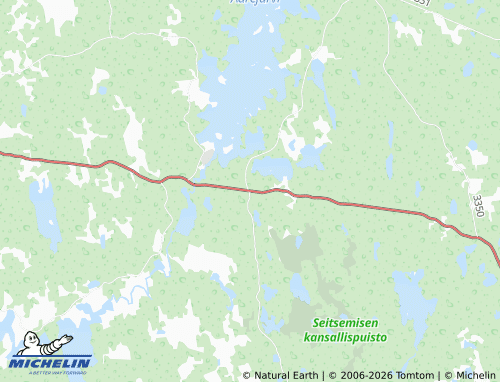 MICHELIN-Landkarte Länsi-Aure - ViaMichelin