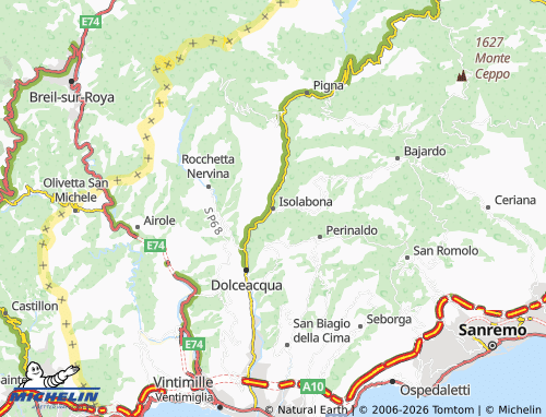 Mapa MICHELIN Isolabona - ViaMichelin
