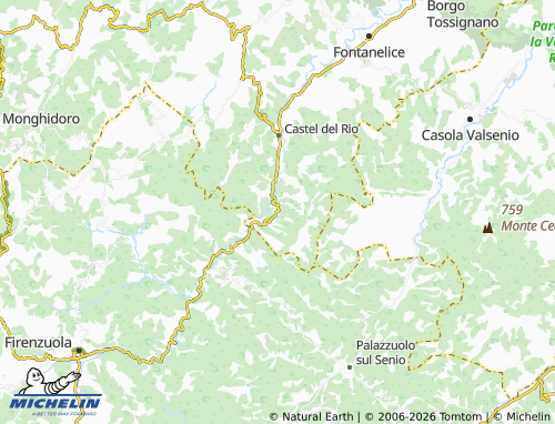 Mappa MICHELIN Valsalva - ViaMichelin