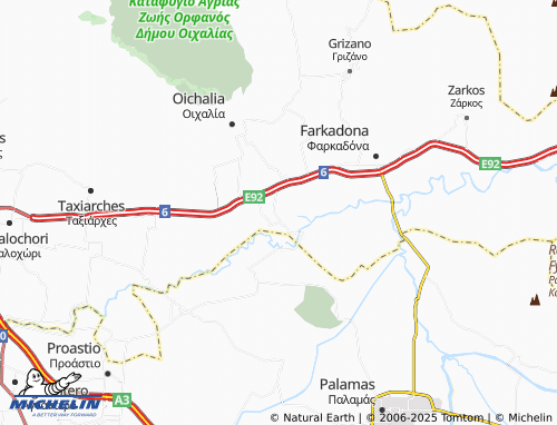MICHELIN Klokotos map - ViaMichelin