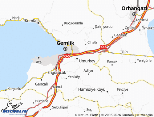 Mappa MICHELIN Umurbey - ViaMichelin