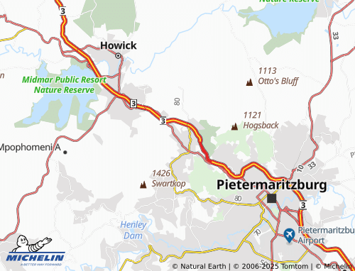 MICHELIN Leonard map - ViaMichelin
