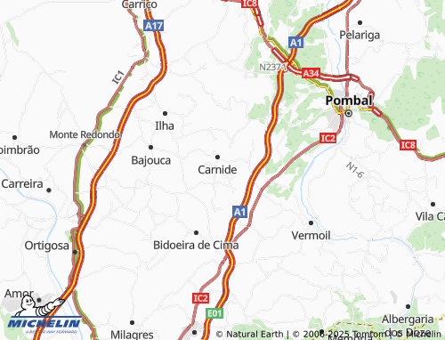 Kaart MICHELIN Picotos - ViaMichelin