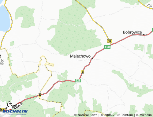 Kaart MICHELIN Gorzyca - ViaMichelin