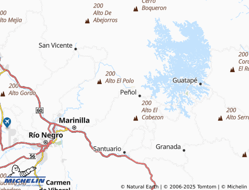 MICHELIN Pozo map - ViaMichelin