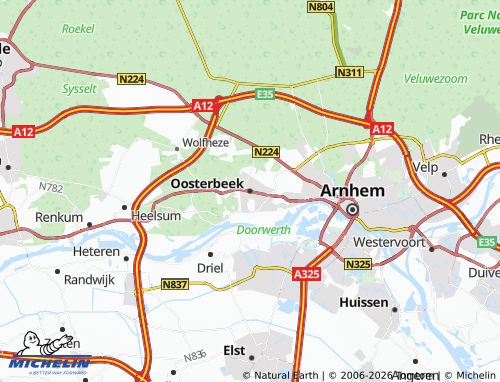 Mappa MICHELIN Oosterbeek - ViaMichelin