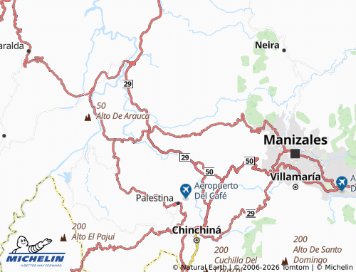 Mapa MICHELIN La Cabaña - ViaMichelin
