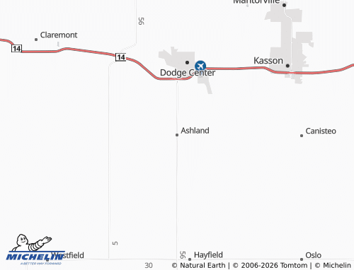 Carte MICHELIN Ashland - ViaMichelin