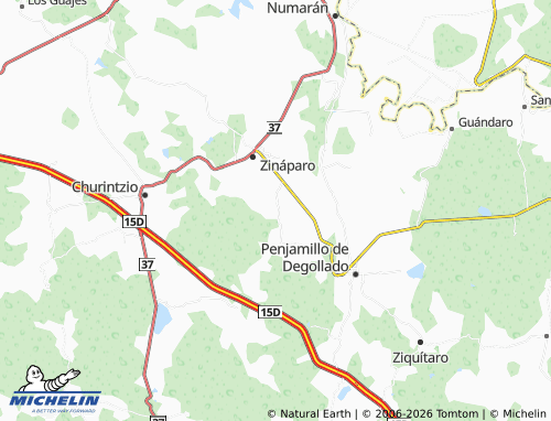 Mapa MICHELIN Ojo de Agua - ViaMichelin
