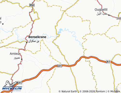 Carte MICHELIN Sidi Abdelli - ViaMichelin