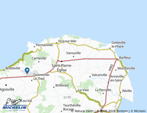 Mapa MICHELIN Varouville - ViaMichelin