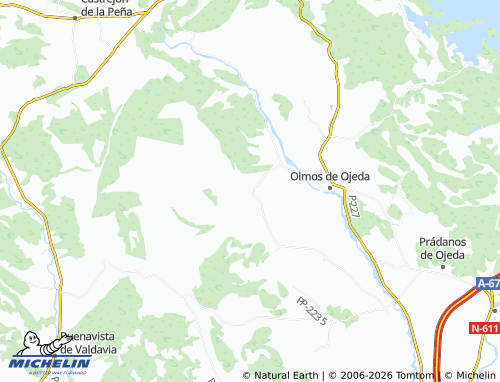 Mappa MICHELIN Payo de Ojeda - ViaMichelin
