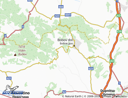 MICHELIN Babino map - ViaMichelin