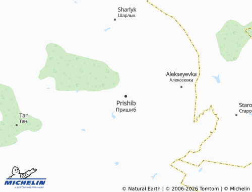MICHELIN-Landkarte Prishib - ViaMichelin