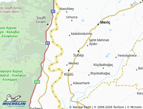 Mappa MICHELIN İzzet Paşa - ViaMichelin