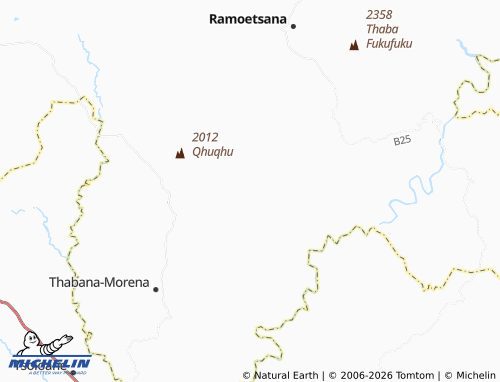 MICHELIN Tsoeneng map - ViaMichelin